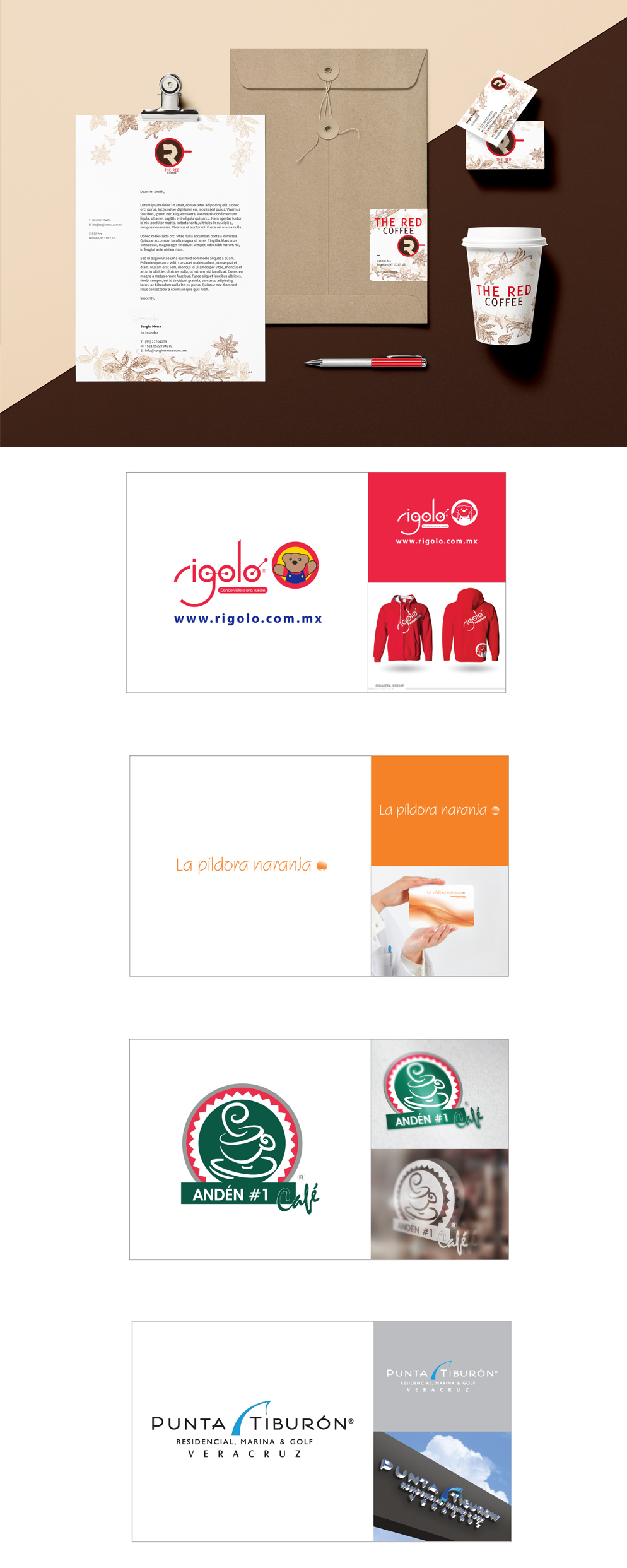 Branding agency website design